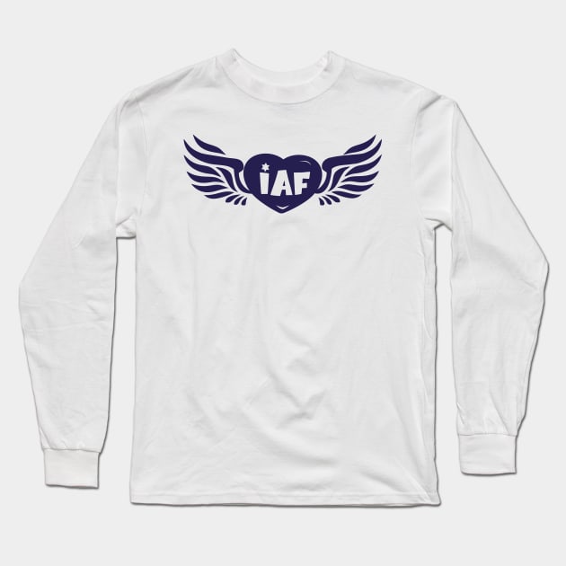 IAF Wings Design by MeLoveIsrael Long Sleeve T-Shirt by MeLoveIsrael